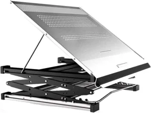 Camping Side Table, Portable Camp Roll Up Table Square Folding Table Aluminum Lightweight Table for Picnic, Beach, Boat, BBQ