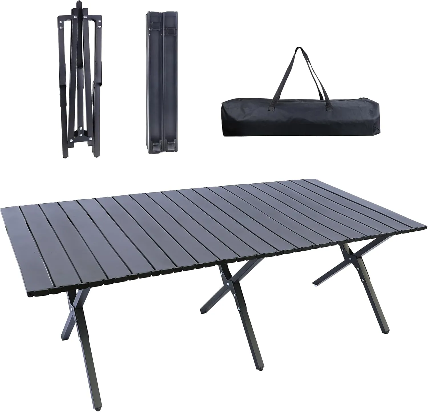 Camping Table for Camping BBQ Foldable Portable Camp Side Table Aluminum Lightweight Beach Outdoor Hiking Picnics