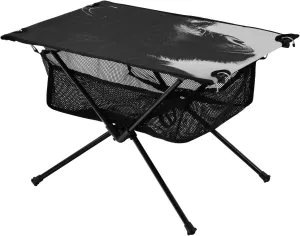 Camping Table Lightweight Portable Folding Table with Mesh Storage Net Orangutan Close Up Ideal for Camping Hiking Beach Picnic Travel Backyard