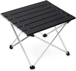 Camping Table Portable Folding Camping Table Foldable Outdoor Dinner Desk High Strength Aluminum Alloy for Garden Party Picnic Beach Picnic(Size L)