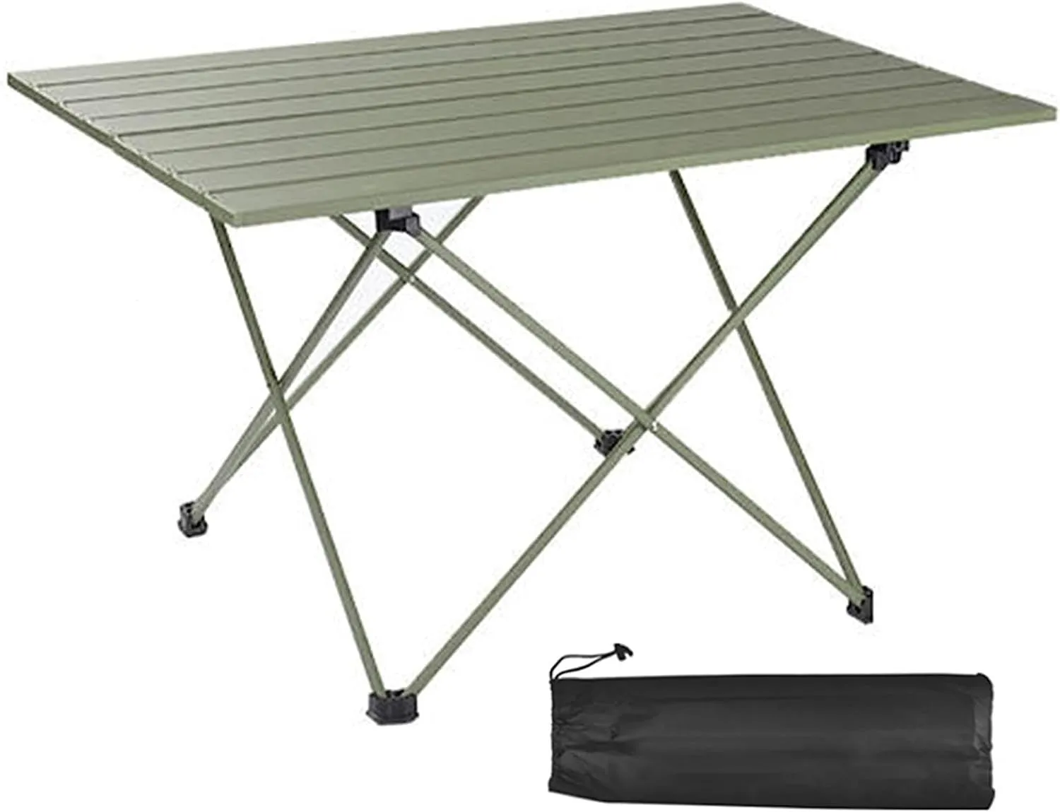 Camping Tables Lightweight Folding Camping,Roll up Aluminum Table with Bag,Portable Outdoor Picnic,Small Ultralight Camp Table for Sand BBQ Party Hiking Travel