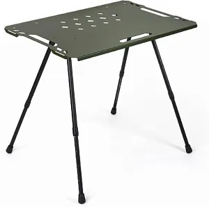 Camping Tables That Fold up Lightweight, Camping Table, Aluminum Camp Table, Lightweight Camping Equipment, for BBQ Garden Backyard (Color : Green, Size : A)