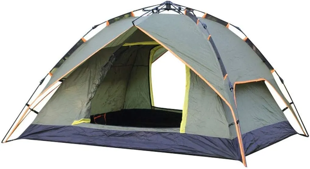 Camping Tent 3-4 Person [Quick Setup] 3 Season Family Beach Tent Protection with Carry Bag