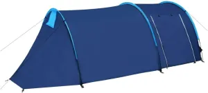 Camping Tent 4 Persons Navy Blue/Light Blue 1Ps 1-Number of Compartments