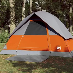 Camping Tent Dome 3-Person Orange Waterproof3,9KG