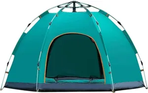 Camping Tent, Family Instant Pop Up Tent, Portable Waterproof and Windproof 3-4 Person Camping Tent, Perfect for Camping, Outdoor & Travel