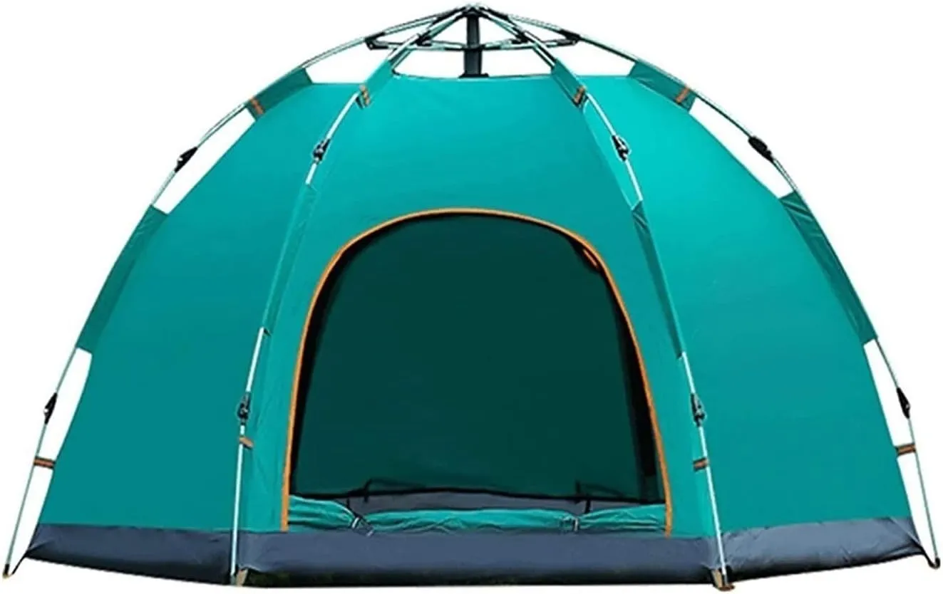 Camping Tent, Family Instant Pop Up Tent, Portable Waterproof and Windproof 3-4 Person Camping Tent, Perfect for Camping, Outdoor & Travel