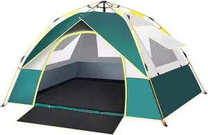 Camping Tent for 3-4 People, and Windproof, Easy to Install, Lightweight Family Tents, for Outdoor Hiking Mountaineering Trekking Outing