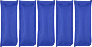 Camping Tent Stake Bag Multifunctional Nail Pouch Storage for Hiking (Blue)