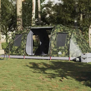 Camping Tent Tunnel 4-Person Camouflage Waterproof11KG