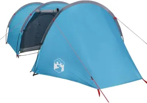 Camping Tent Tunnel 4-Person Green Waterproof vidaXL