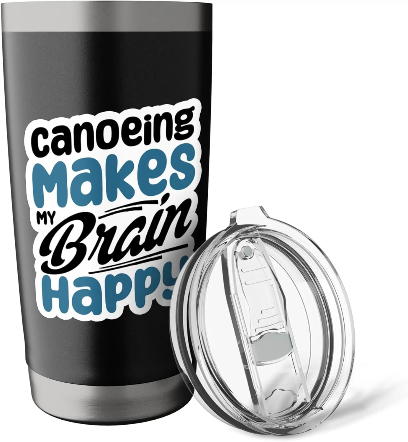 Canoe Lovers Lake Explorers River Outdoor Canoeing Stainless Steel Insulated Tumbler