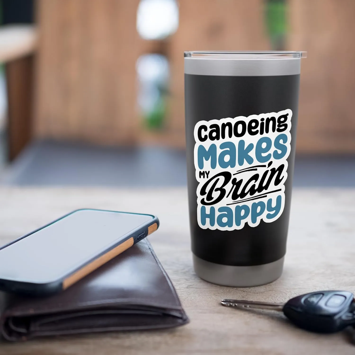 Canoe Lovers Lake Explorers River Outdoor Canoeing Stainless Steel Insulated Tumbler