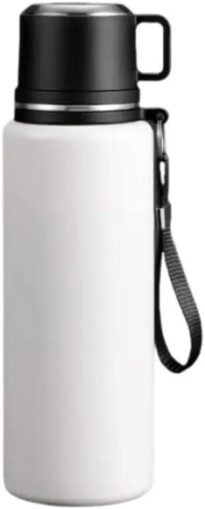 Car Vacuum Insulated Stainless Steel Water Bottle For Mazda Biante 2008-2018,Thermos Mug Leak Proof Insulated Water Bottle Reusable Water Bottle Travel Mug Thermo Mug,White-1000ml