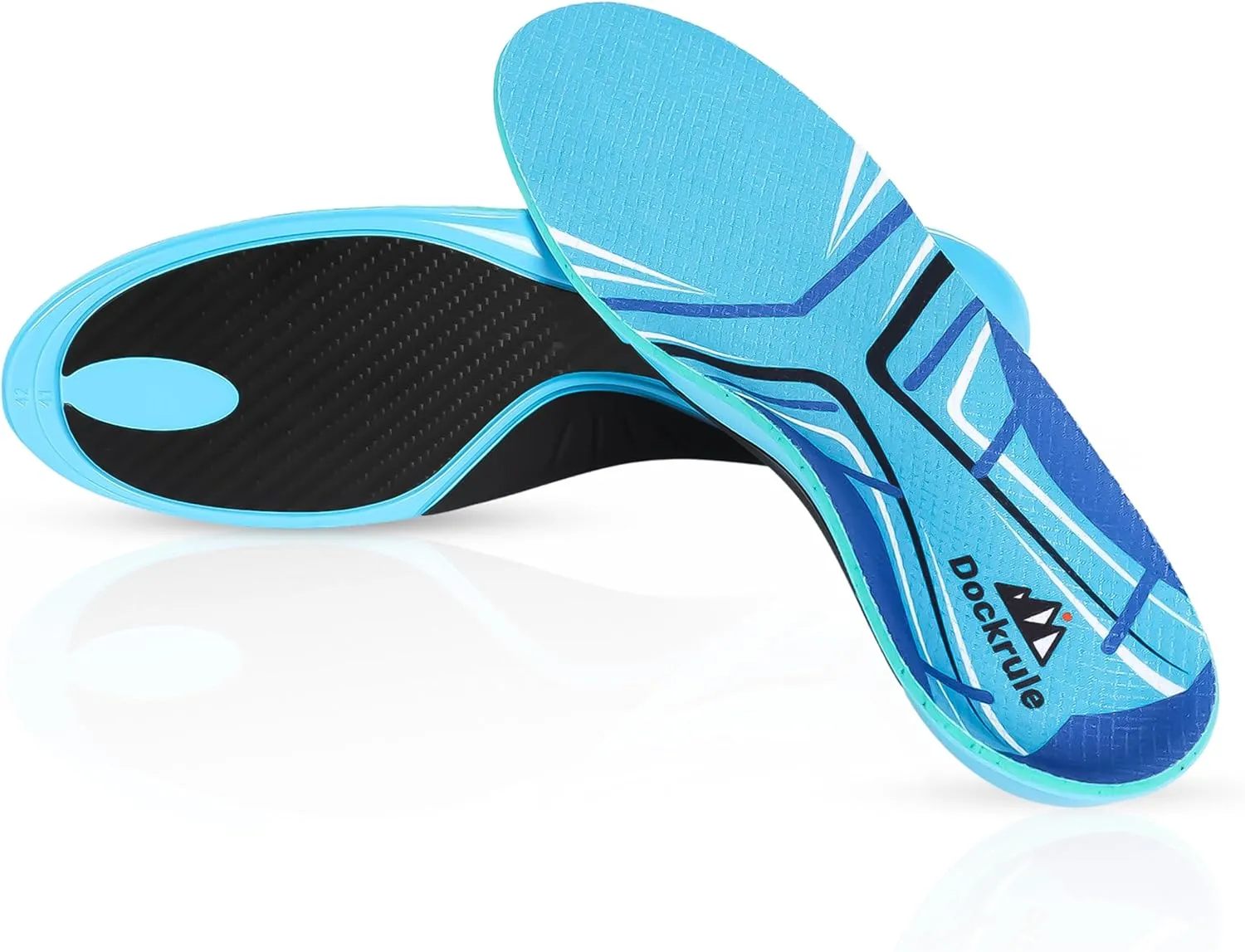 Carbon Fiber Insole Unisex for Everyday Use to Avoid Injuries with Excellent Feet Relief – High Arch Support Inserts for Cushioning, Active Lifestyle & Shock Absorption (1 Left & 1 Right)