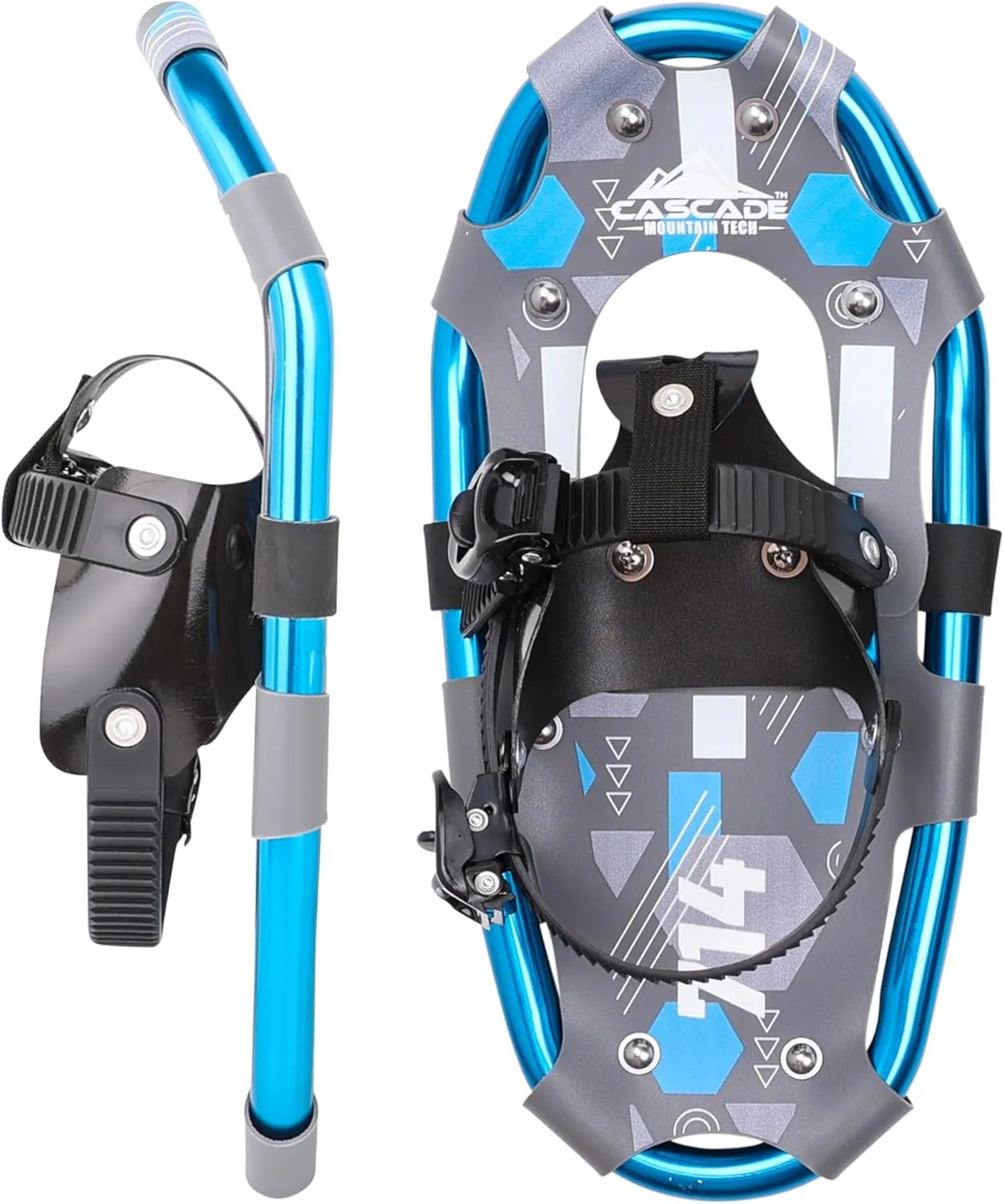 Cascade Mountain Tech Lightweight Aluminum Frame Snowshoes