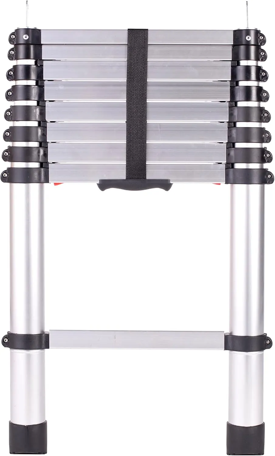 Cascadia Rooftop Vehicle Tent Ladder - 8.5 Ft. Aluminum Lightweight Telescoping Ladder with Hooks for CVT Pioneer Tent, Truck, RV, Van, Overlanding or Household Use