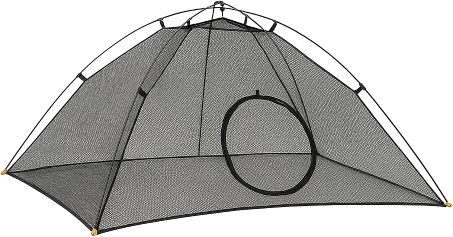 Cat Tent Large for Outdoor or Indoor Enclosures - Portable Playhouse Play Tents for Outside or Inside Cats & Small Animals, Kitten House Happy Habitat