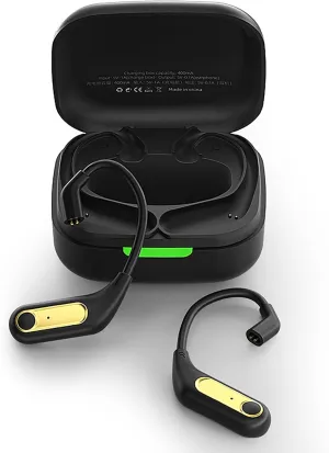 CCA KZ AZ15 Bluetooth Adapter, Wireless Bluetooth 5.2 Earhook, Long Battery Life Bluetooth Cable for​​ KZ ZS10 PRO X/ZSN Pro X/ZSN PRO/AS16 PRO/ZAS/Zax, CRA/C12(C pin)