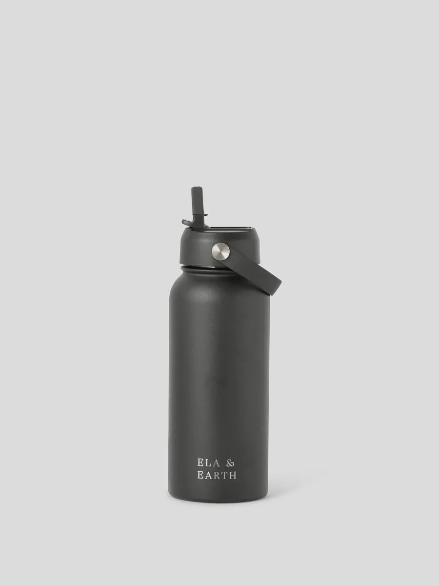Charcoal - Insulated Water Bottle  (1000ml / 34oz)