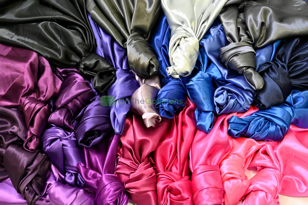 Charmeuse Satin Table Runners | Multiple Colors | IFR Satin Table Runners |