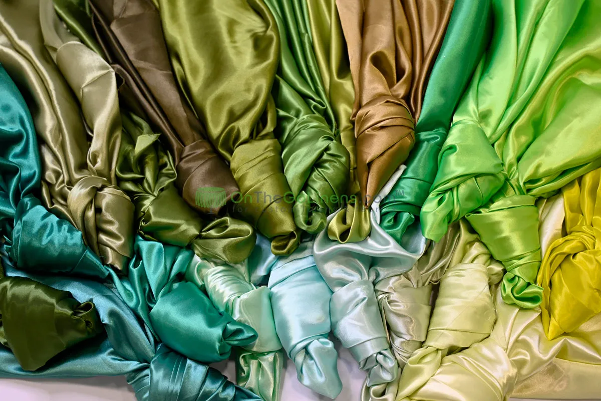 Charmeuse Satin Table Runners | Multiple Colors | IFR Satin Table Runners |