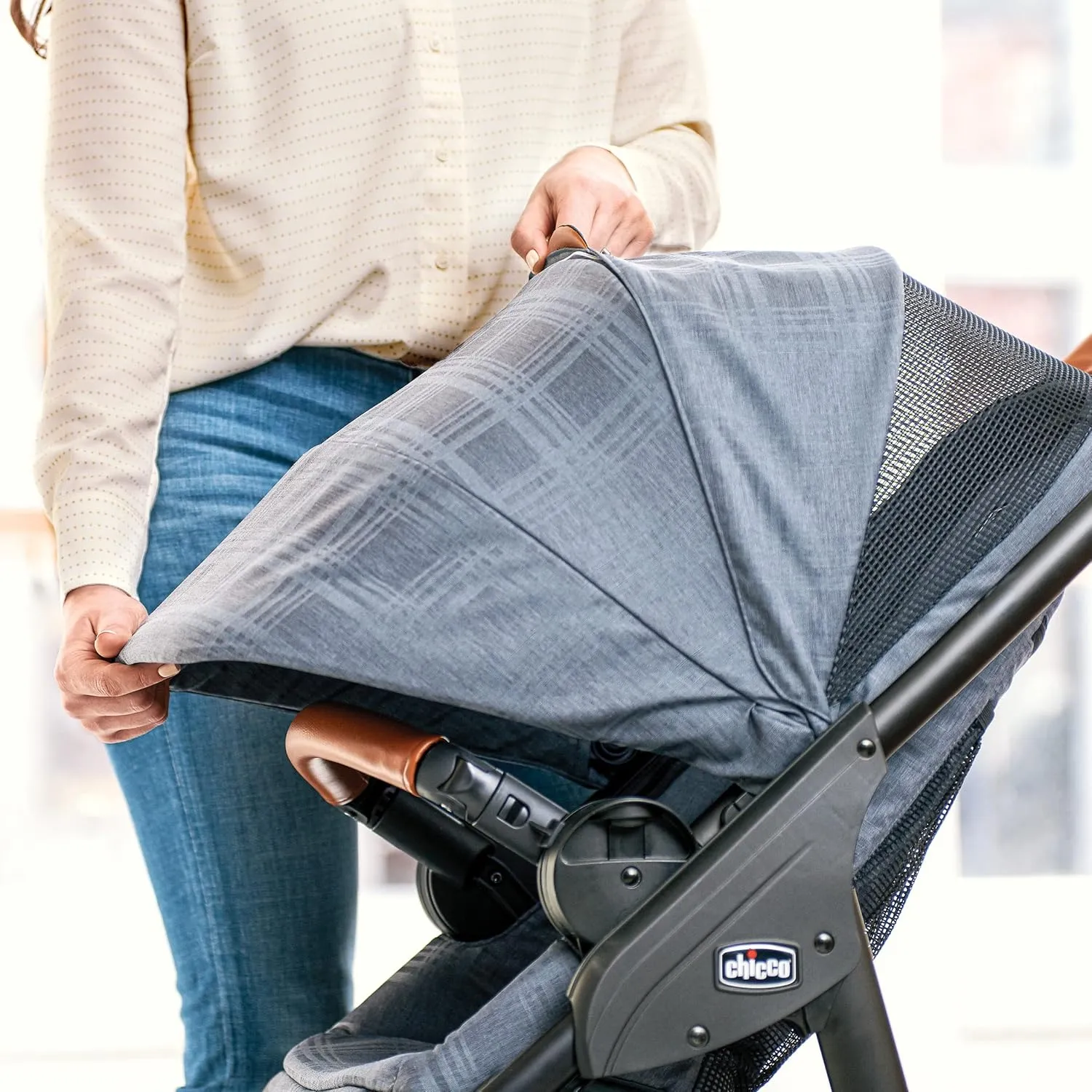 Chicco Corso LE Modular Travel System, Corso LE Stroller with KeyFit 35 Infant Car Seat and Base, Stroller and Car Seat Combo, Infant Travel System | Hampton/Blue