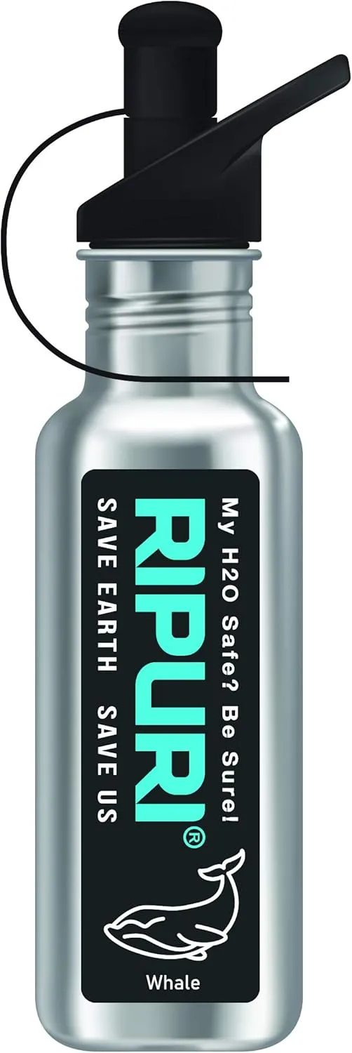Classic 18oz Filter Bottle Water Bottle whale stainless steel Camping Hiking Backpacking Outdoor Emergency