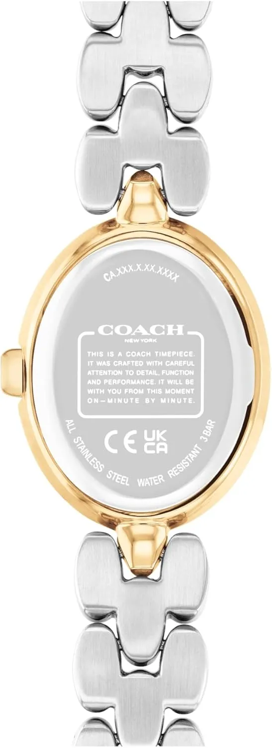 Coach Sammy Women's - 2H Quartz Watch - Stainless Steel Bracelet - Water Resistant up to 3ATM/30 Meters - Gift for Her - Modern Design - Perfect for Everyday Wear - 22.5mm