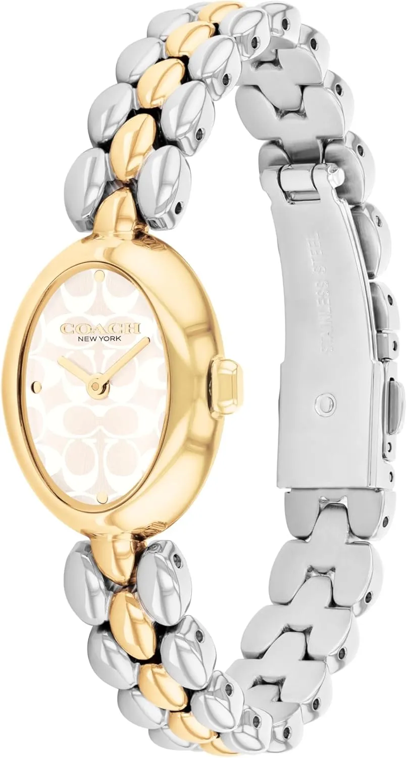 Coach Sammy Women's - 2H Quartz Watch - Stainless Steel Bracelet - Water Resistant up to 3ATM/30 Meters - Gift for Her - Modern Design - Perfect for Everyday Wear - 22.5mm