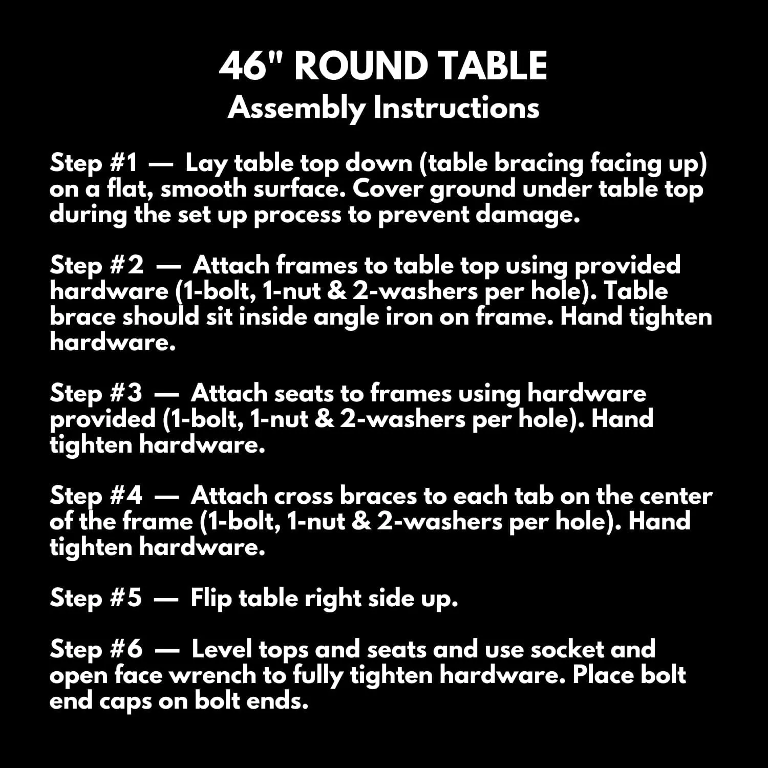 Coated Outdoor Furniture Heavy-Duty Portable Outdoor Picnic Table with Umbrella Hole, Expanded Metal Commercial-Grade Patio Dining Furniture Made in America (46" Round Top, Textured Black)