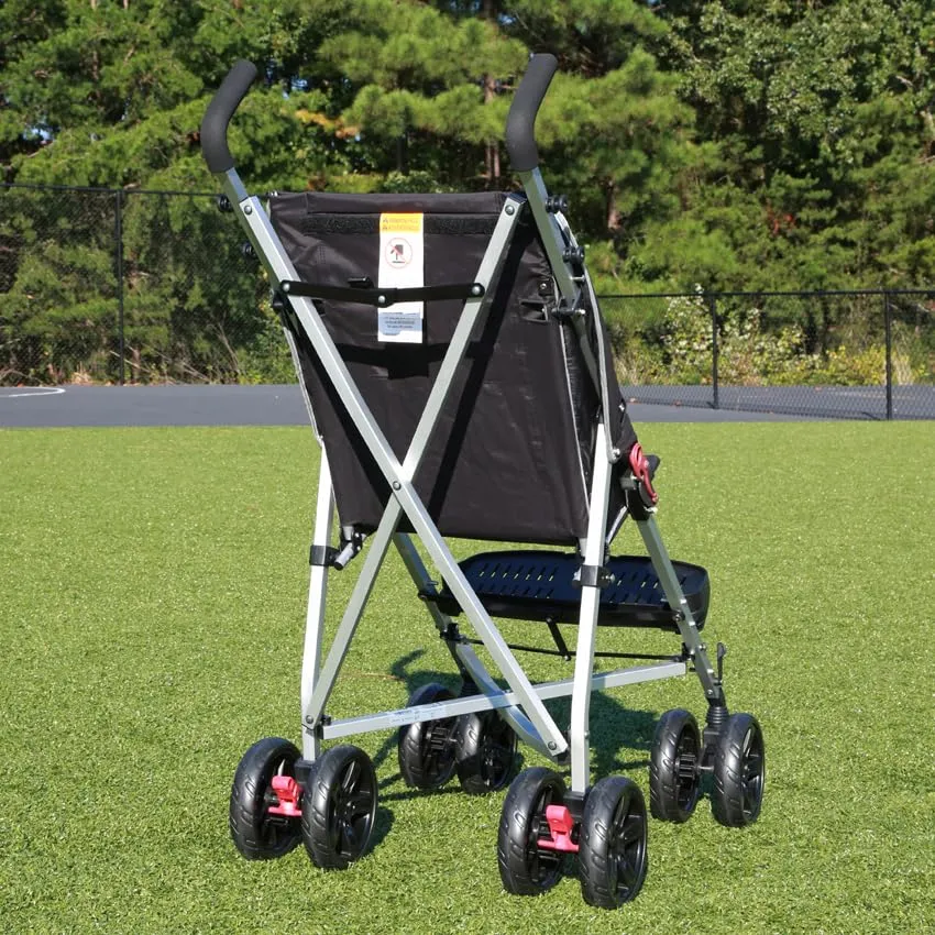 Coche XL Special Needs Stroller, Disability Stroller for Older Child, Larger Size Pushchair, Easy Folding System, Lightweight Aluminum Frame (Black)
