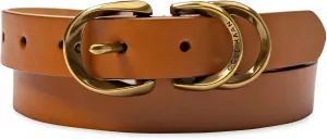 Cole Haan Women's Metal Loop Skinny Dress Belt