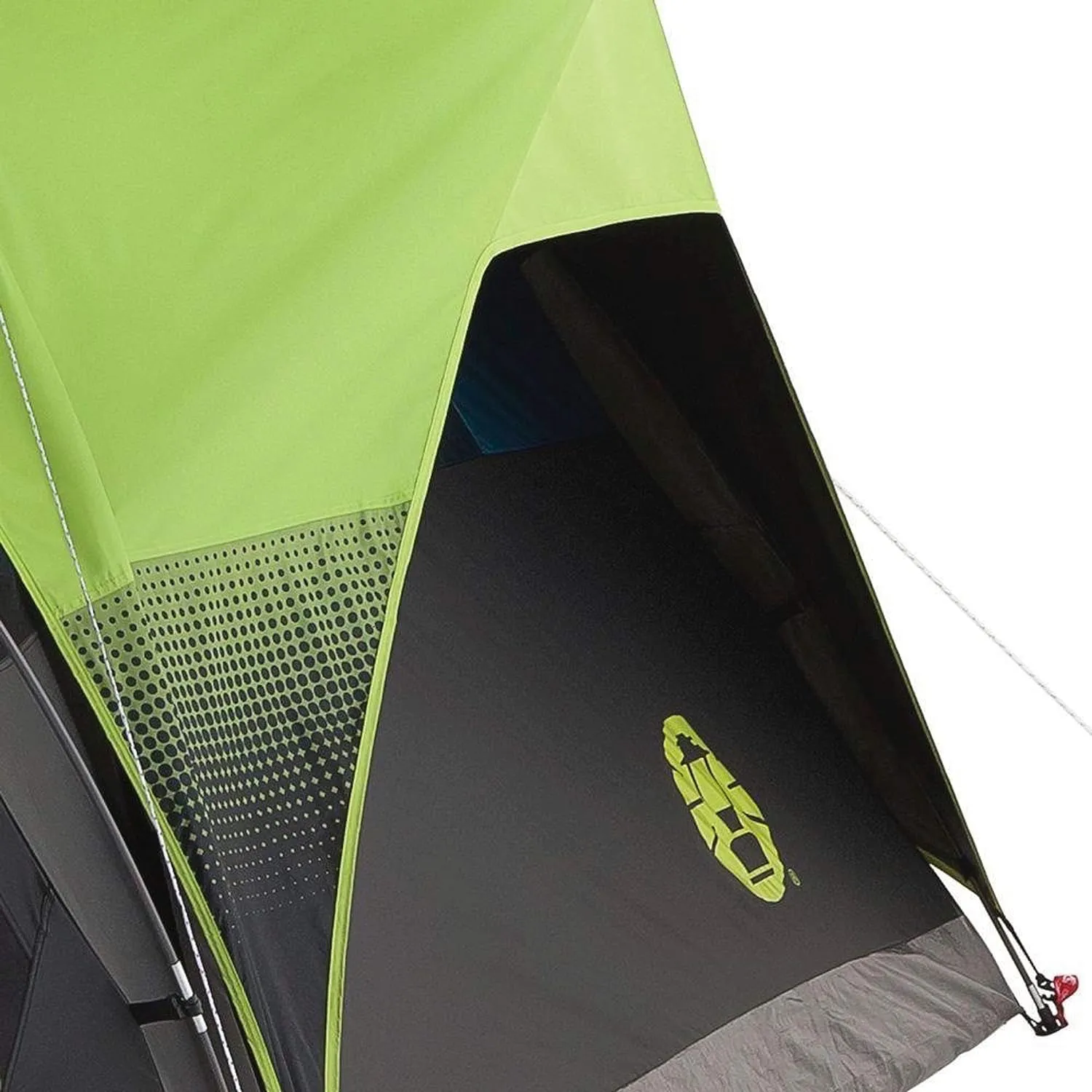 Coleman Camping Tent with Screen Room 4 Person Carlsbad Dark Room Dome Tent with Screened Porch