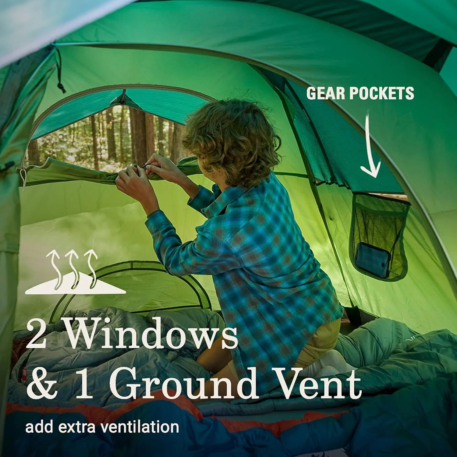 Coleman Sundome 6-Person Tent with Rainfly, Weatherproof Tent Sets Up in 10 Mins