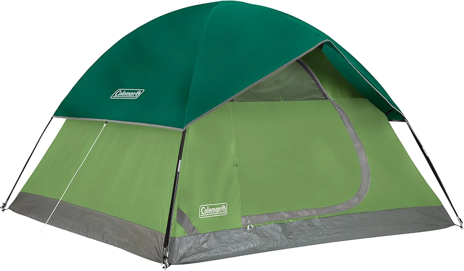Coleman Sundome 6-Person Tent with Rainfly, Weatherproof Tent Sets Up in 10 Mins