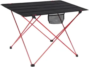 Collapsible Camping Table and Chair Set Portable Picnic Table for Beach Lightweight Outdoor Easy to Assemble