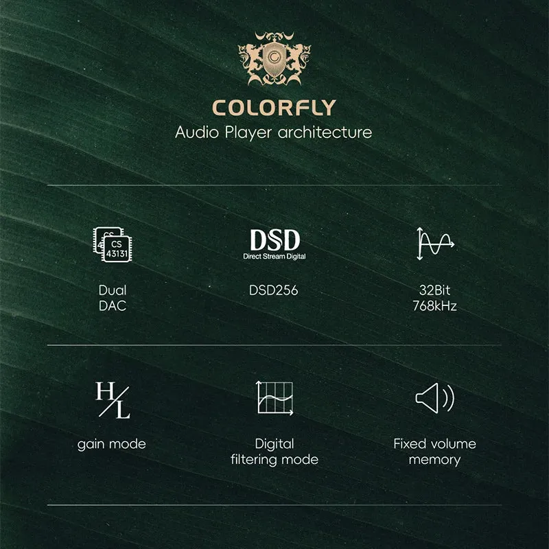 COLORFLY L1 USB CS43131 DAC amplifier