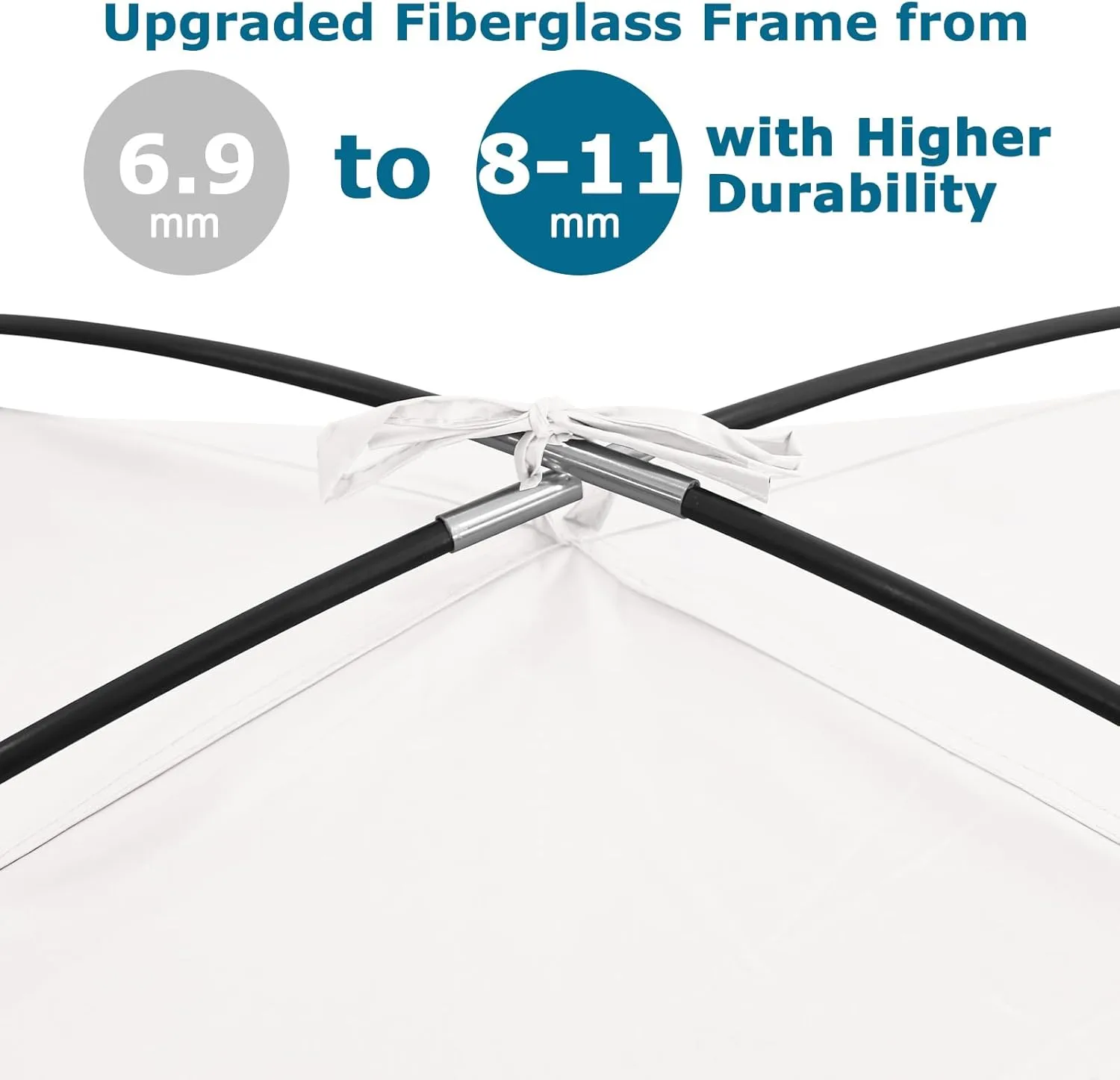 COMMOUDS Beach Tent Sun Shade for 3/4-5/6-7/8-10 Person, UPF 50  Beach Sun Shelter Canopy Tent, Lightweight, Easy Set Up and Carry