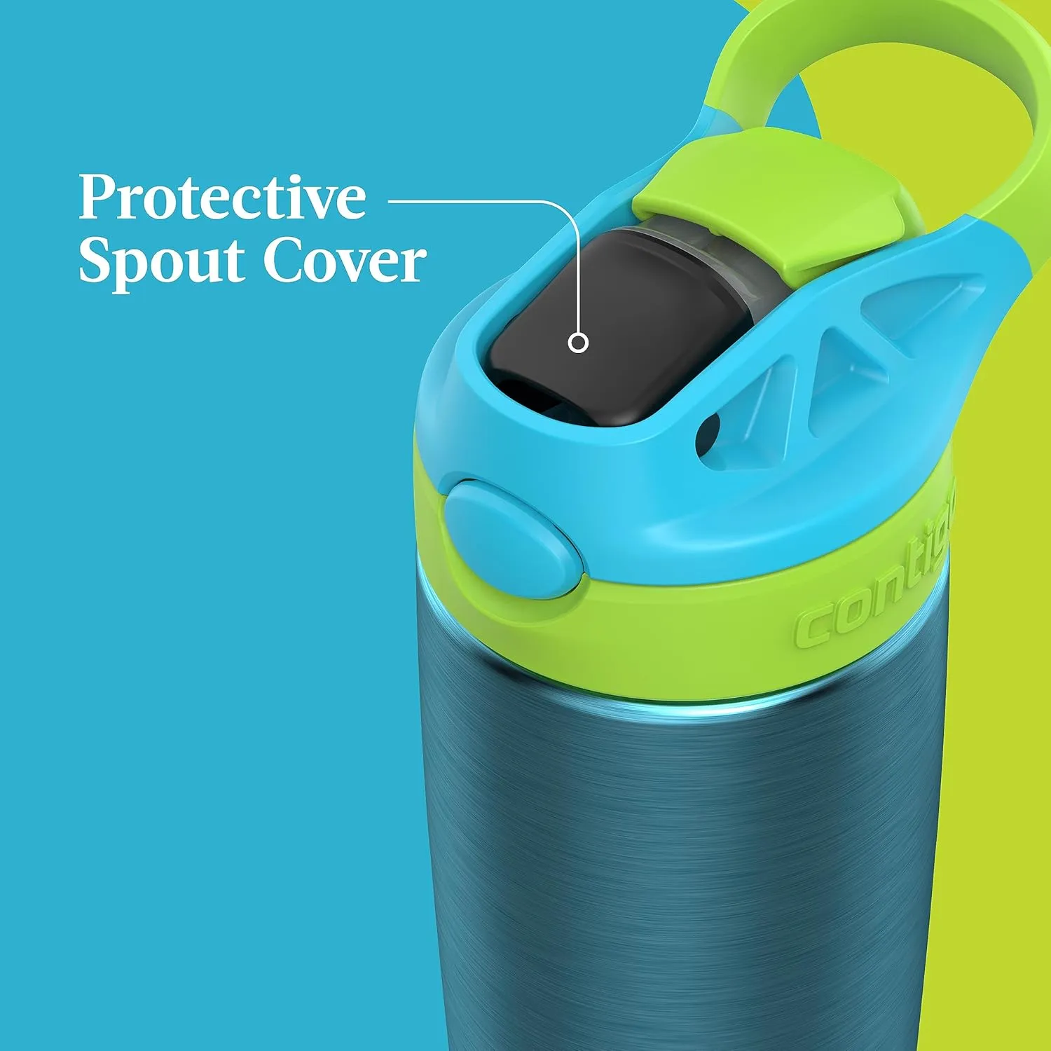Contigo Aubrey Leak-Proof Spill-Proof Insulated Stainless Steel Water Bottle, 13 Oz.