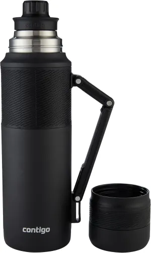 Contigo Thermal Bottle Thermalock, Vacuum Insulated Travel Flask, Thermos Flask for Hot Drinks, up to 35h hot & 60h Cold, Leakproof Coffee Tea Bottle, Stainless Steel Travel Mug
