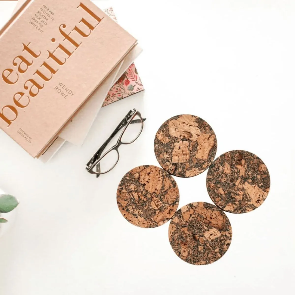 Cork Coasters | Anti-Bacterial | Long Lasting And Lightweight | Unique Table Ware