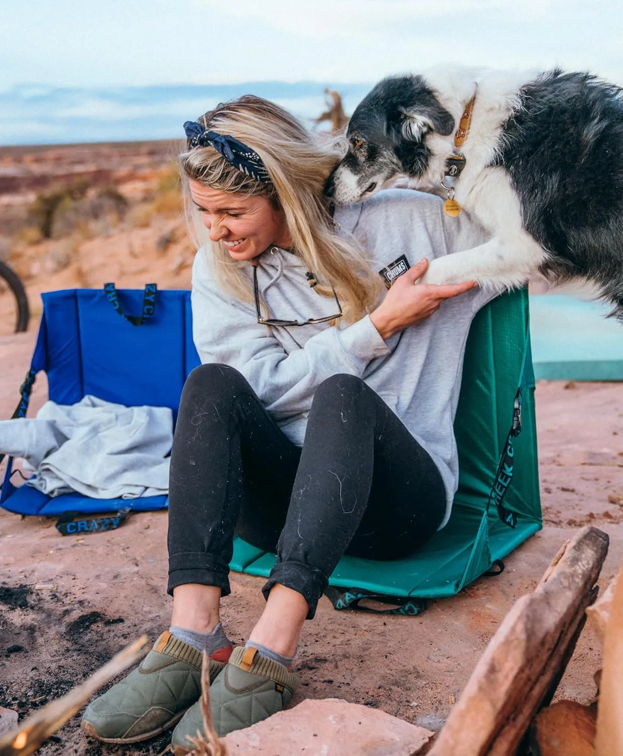Crazy Creek Original Chair Perfect for Stadium Seats, Camping, Hiking & More, Comfort on All Terrains, Adjustable Straps, Lightweight Design, Water-Resistant