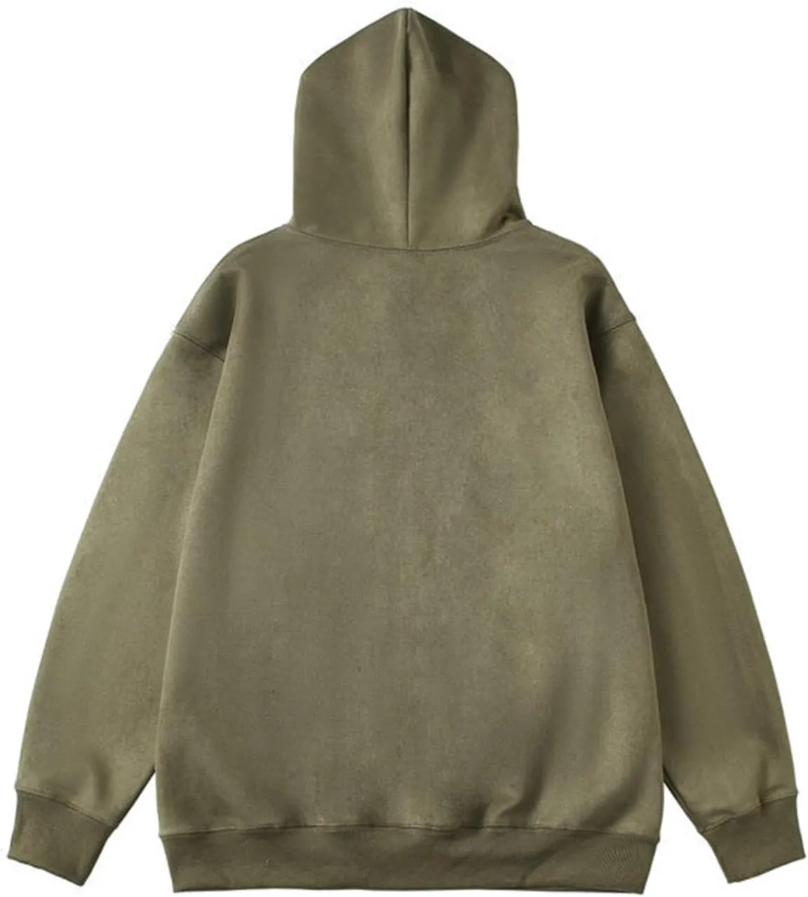 Ctreela Plain Basic Unise Hooded Sweatshirt Loose Long Sleeve Hoodie Women Men Adult Teen Pullover Solid Shirt with Pocket