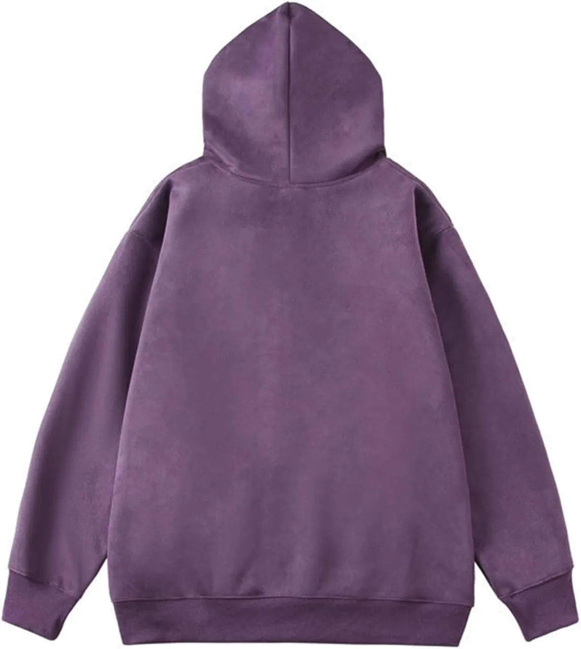 Ctreela Plain Basic Unise Hooded Sweatshirt Loose Long Sleeve Hoodie Women Men Adult Teen Pullover Solid Shirt with Pocket