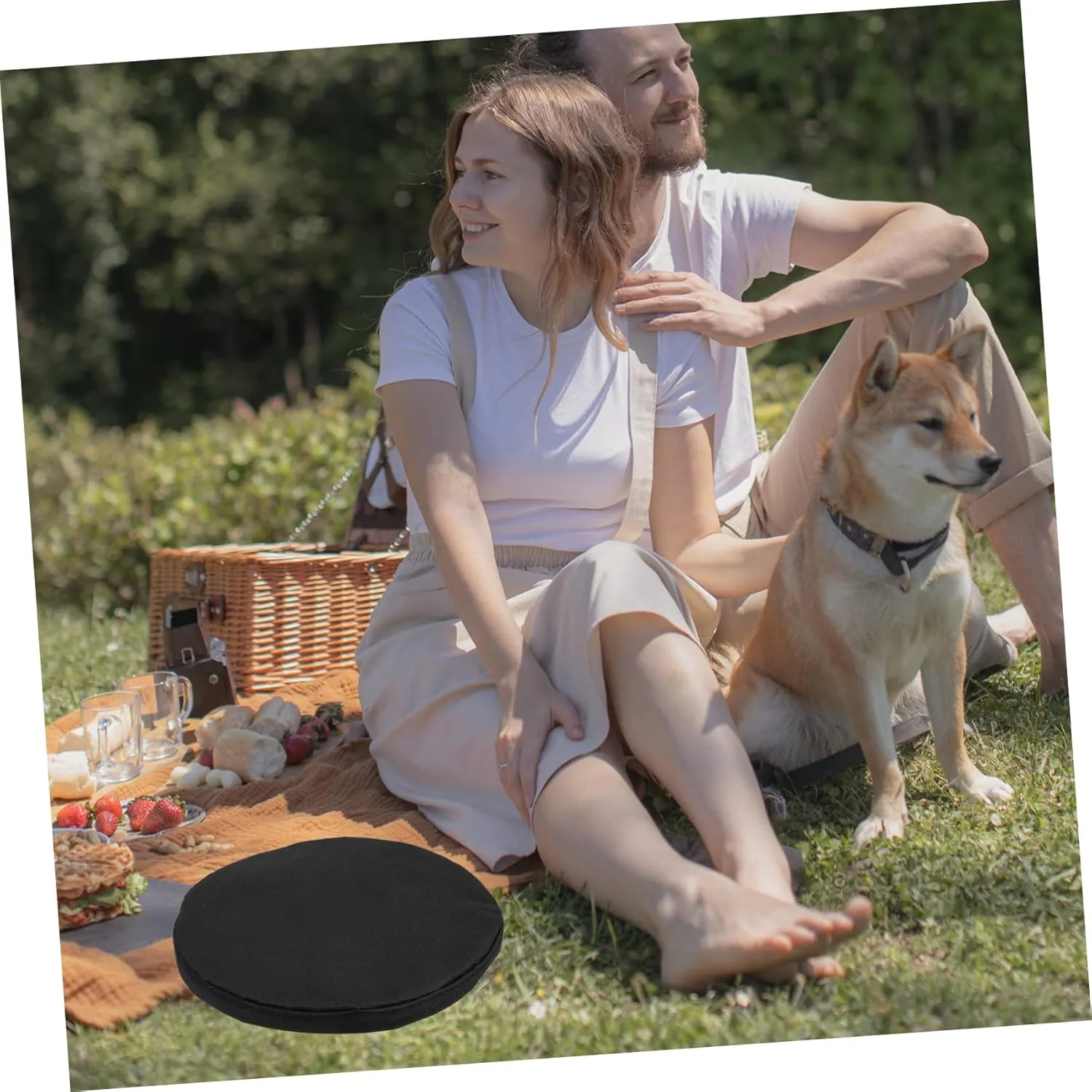 DECHOUS 5pcs Chair Cushion Lightweight Camping Stool Mat for Fishing Travel Outdoor Activities Ergonomic Portable