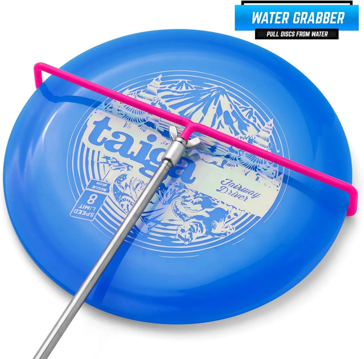 Disc Golf Retriever Pole Telescoping Disc Golf Accessories Grabber 16 inches to 16ft
