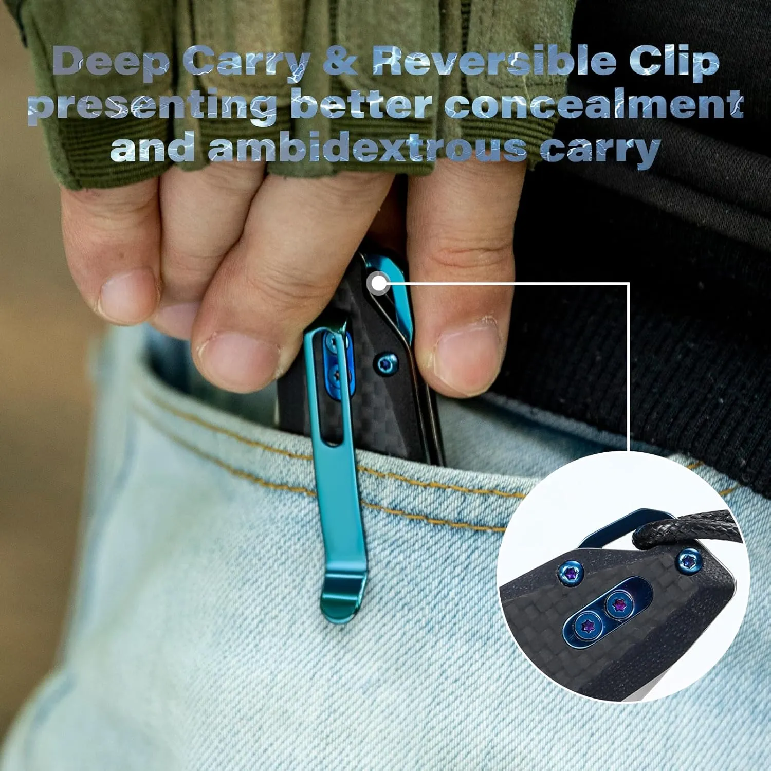 Dispatch Axis Lock Folding Pocket Knife with Clip, 3.27" D2 Steel Blade and G10 Handle, Camping Folding Knives for Men Women Hiking Survival Pocketknife