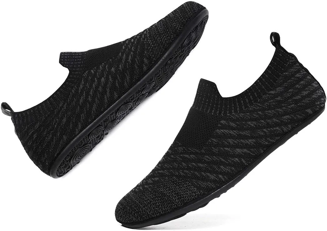 ditont Non-Slip Indoor House Slippers Lightweight Comfortable Grip House Home Shoes for Men Women