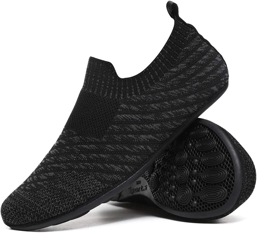 ditont Non-Slip Indoor House Slippers Lightweight Comfortable Grip House Home Shoes for Men Women